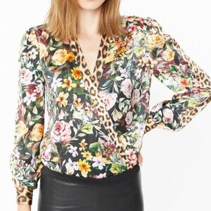 GENERATION LOVE / WOMEN /TOPS / BLOUSESGENERATIONLOVEKENZIE WRAP TOP - FLORA